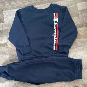 Champion Kids Navy Sweatshirt and Joggers 2T